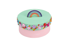 boite ronde arc-en-ciel - Boîtes à décorer - 10doigts.fr - 2