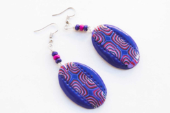 boucles d'oreilles pâte fimi - Boucles d'oreilles - 10doigts.fr - 2