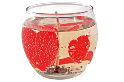 bougie gel cristal coeur - Cires Bougies - 10doigts.fr - 2