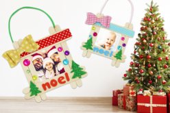 Cadre de Noël à accrocher dans le sapin - Stickers mousse : donnez du volume à vos créations - 10doigts.fr - 2