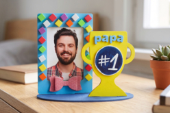 cadre DIY fête des pères - Cadres photo en bois à décorer - 10doigts.fr - 2