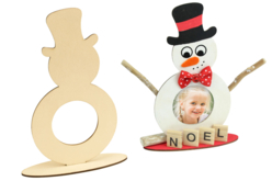 cadre noel en bois - Supports de Noël - 10doigts.fr