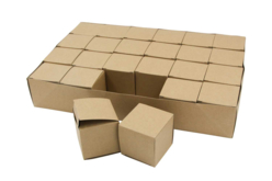 Calendrier de l'Avent en carton kraft - 24 boîtes - Calendriers de l'Avent - 10doigts.fr