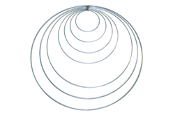 cercle en acier pour mobiles - Supports en Métal - 10doigts.fr