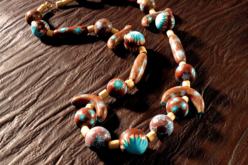 collier en fimo canes chocolat - Pâtes Fimo Soft : le modelage facile pour toutes vos créations - 10doigts.fr - 2