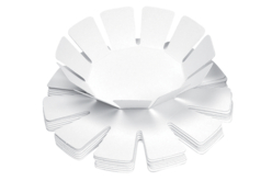 corbeille en carton à décorer - Raphia et fibres naturelles pour vos créations - 10doigts.fr