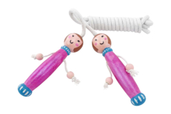 Corde à sauter enfant - Jeux et Jouets en bois - 10doigts.fr - 2