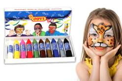 crayons batons de maquillages jovi enfants carnaval fêtes - Maquillage créatif pour enfants - 10doigts.fr