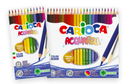 crayons de couleur aquarellables Carioca - Crayons aquarelles - 10doigts.fr