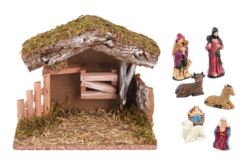 crèche noël et santons - Crèches et villages de Noël à fabriquer - 10doigts.fr - 2