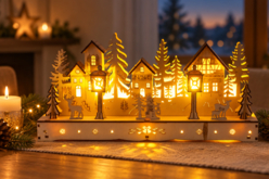 LED Christmas Decoration - Crèches et villages de Noël à fabriquer - 10doigts.fr - 2