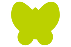 corte mariposa redondo - Perforadoras fantásticas - 10doigts.fr