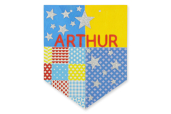 fanion bois arthur - Plaque de porte - 10doigts.fr - 2