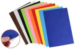 feutrine colorée adhésive - Feuilles de feutrine - 10doigts.fr