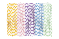 ficelle baker twine couleurs assorties - Fil coton, échevette - 10doigts.fr