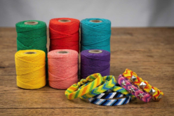 fil pour bracelets - Fil coton, échevette - 10doigts.fr - 2