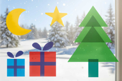 Static Window Films - 10 Assorted Colors - 2 - Plastic Film, Rhodoid - 10doigts.com - Plastic Film, Rhodoid - 10doigts.fr