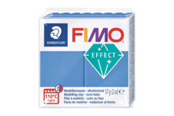 fimo effect métal - bleu 31 - Pâtes Fimo Effect : donnez une dimension magique à vos modelages - 10doigts.fr