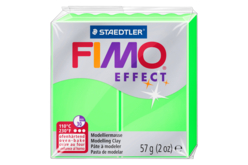 Fimo néon vert - Pâtes Fimo Effect : donnez une dimension magique à vos modelages - 10doigts.fr
