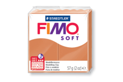 Fimo Soft 57gr - cognac - N° 76 - Pâtes Fimo Soft : le modelage facile pour toutes vos créations - 10doigts.fr