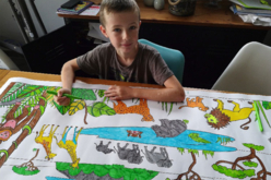 Giant Coloring Mural - Choice of Themes - 2 - Coloring Supports - 10doigts.com - Coloring Supports - 10doigts.fr