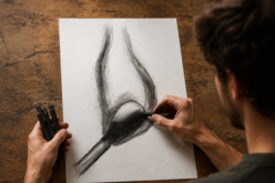 Natural charcoal Pitt Ø 9–15 mm Faber Castell - Graphite Pencils and Leads for Drawing - 10doigts.fr