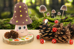 Gaston le champignon - Formes à décorer - Polystyrène - 10doigts.fr - 2