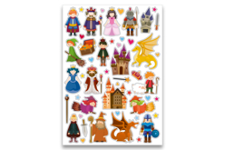 gommettes chevaliers et princesses - Gommettes Histoires et décors - 10doigts.fr - 2