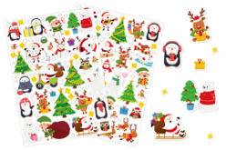 gommettes de noel et fresque - Gommettes de Noël : autocollants et stickers créatifs pour enfants - 10doigts.fr - 2