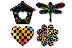 Gommettes stickers à gratter - Cartes à gratter, à poinçonner - 10doigts.fr - 2