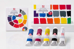 Extra-fine gouache, 20 ml - 5 or 10 colors - Gouache fine artiste : des couleurs opaques et lumineuses - 10doigts.fr