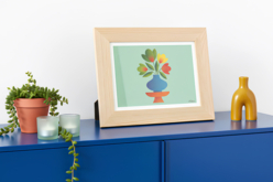 grand cadre en bois pour affiches et photos - Cadres photos en bois - 10doigts.fr - 2