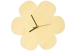Horloge en bois - Horloges à fabriquer - 10doigts.fr