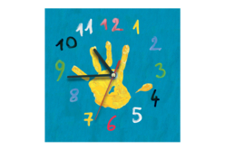 horloge en bois - Horloges à fabriquer - 10doigts.fr