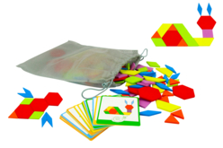 Jeu de tangram - Jeux et Jouets en bois - 10doigts.fr