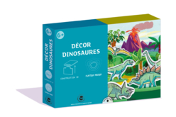 Kit construction Dinosaures et plastique magique - Kit activité plastique fou – Loisirs créatifs et éducatifs - 10doigts.fr - 2