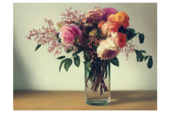 Kit diamond painting, bouquet, 30x40 cm - Diamond Painting : Kit complet - 10doigts.fr