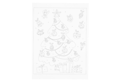Kit peinture au numéro sapin de Noël - Idées Cadeaux DIY Noël - 10doigts.fr - 2