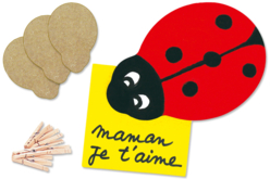 Kit Pense-Bête Coccinelle note - Blocs notes - 10doigts.fr - 2
