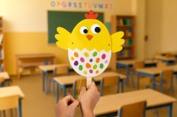 la marionnette poussin - Kits créatifs Pâques - 10doigts.fr