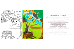 Coloring Cards and Stickers + Gifts - Fables of La Fontaine - 2 - Creative Sticker Kits - 10doigts.com - Creative Sticker Kits - 10doigts.fr