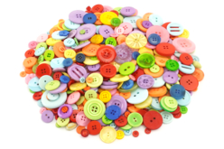 lot de boutons colorés - Boutons fantaisie et décoratifs pour tous vos DIY - 10doigts.fr - 2