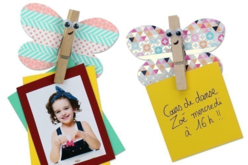 Magnet papillon avec une pince à linge - Aimants - Magnets - 10doigts.fr - 2