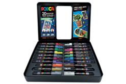 Mallette POSCA Pop colours- 20 feutres - Marqueurs POSCA - 10doigts.fr - 2