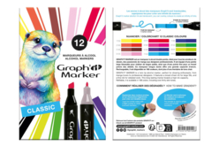 Alcohol Markers Graph’it "Classic" - Alcohol Markers - 10doigts.fr