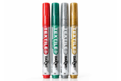 Darwi textile markers - Marqueurs textile : customisez vos vêtements et accessoires avec créativité - 10doigts.fr