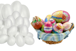 maxi assortiment oeuf polystyrène - Formes de fêtes - Polystyrène - 10doigts.fr