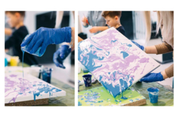 medium painting flow - Peinture marbling - 10doigts.fr - 2