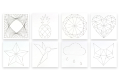 modèles string art - String Art pour enfants : l'art de créer avec des fils - 10doigts.fr
