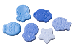 Plastic Molds, Ocean Theme - 6 Pieces - 2 - Molds for plaster, soap, concrete ... - 10doigts.com - Molds for plaster, soap, concrete ... - 10doigts.fr